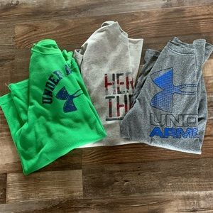 3 UA long sleeve shirts